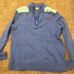 Vineyard Vines blue and green shep shirt.